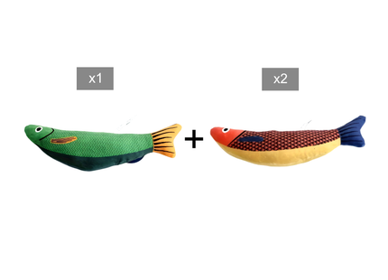 Ultraweiches Knister-Katzen-Thunfisch-Spielzeug