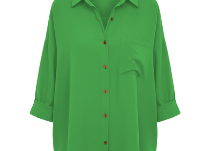 Women's Dropped Shoulder Bat Shirt Casual Long Sleeve Shirt