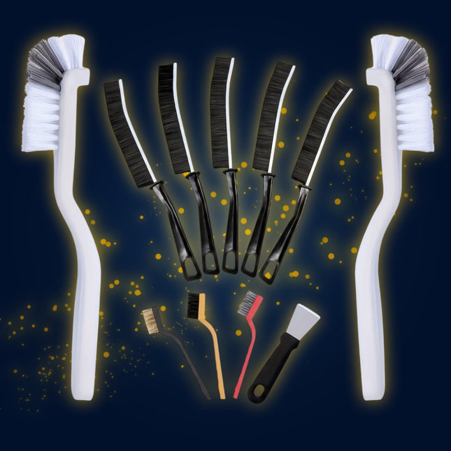 Grout Cleaning Brush Set (11-Piece) WSGenie