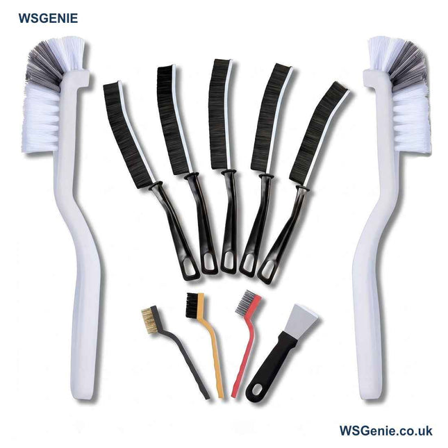 WSGenie Grout Cleaning Brush Set 11-piece