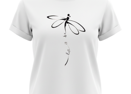 Crew Neck Casual Printed T-shirt For Women