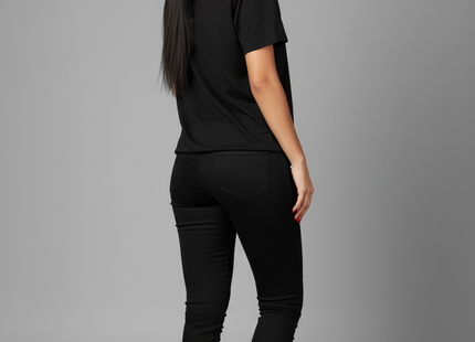 Ladies Oversized C'est La Vie Paris Simple Fashion Classic Retro Short Sleeves T Shirt Top