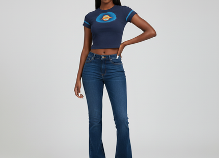 Aesthetic Graphic T Shirts Women Flower Print O Neck Tee