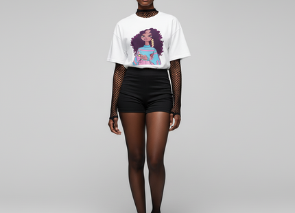 Black girls print Design short sleeve Tshirts