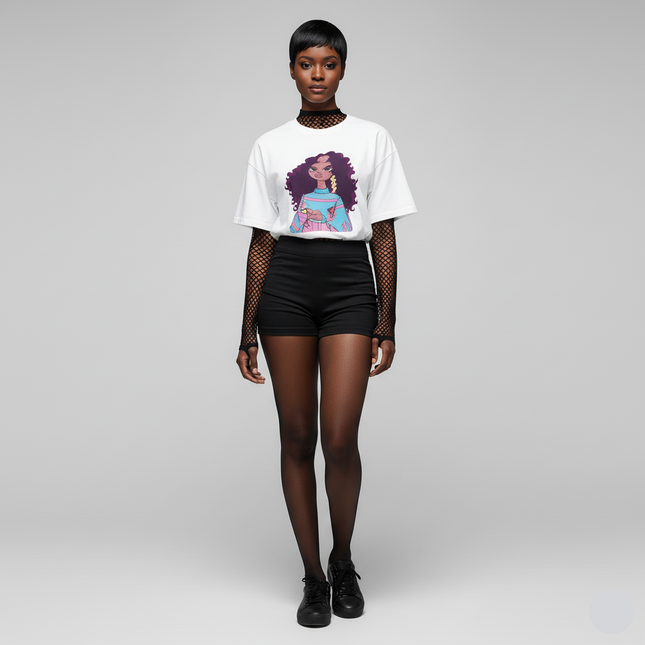 Black girls print Design short sleeve Tshirts