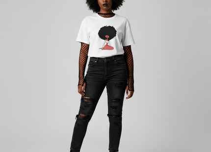 Black girls print Design short sleeve Tshirts