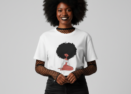 Black girls print Design short sleeve Tshirts