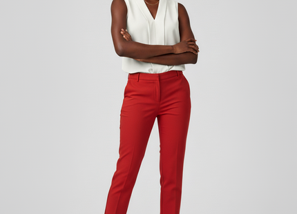 Women's Elegant Sleeveless V-Neck Blouse - Breezy Chic Top Ideal For Spring & Summer, Versatile Fashion For Casual Or Formal Wear