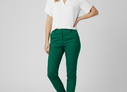 Lightweight Split Sleeve Notch Neck Blouse