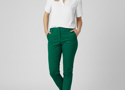 Lightweight Split Sleeve Notch Neck Blouse