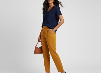 Summer Hollow Out Short-sleeved T-shirt Fashion Ethnic Style Tops Women's Clothing