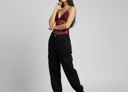 Lace Stitched Tank Top