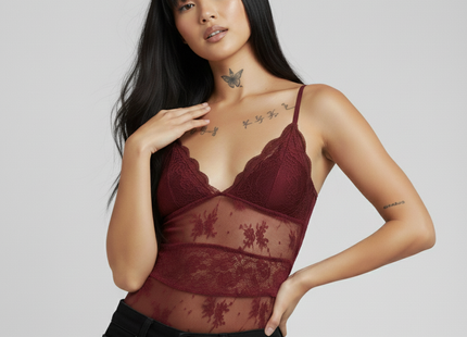 Lace Stitched Tank Top