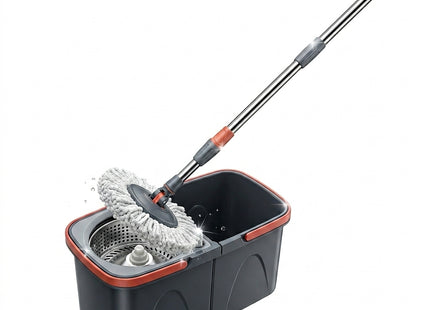 WSGenie Rotating Spin Mop and Bucket Set hero shot