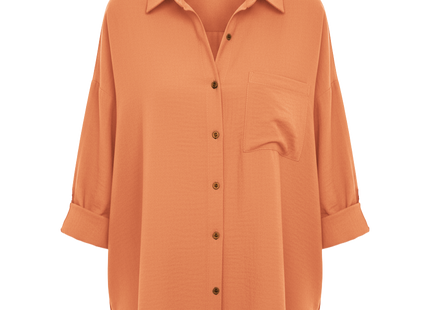 Women's Dropped Shoulder Bat Shirt Casual Long Sleeve Shirt