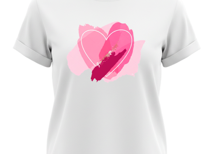 Crew Neck Casual Printed T-shirt For Women