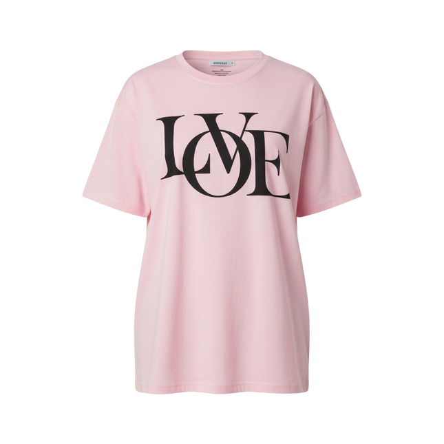 Womens Oversized 'Love' design Short Sleeves T Shirt