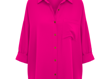 Women's Dropped Shoulder Bat Shirt Casual Long Sleeve Shirt