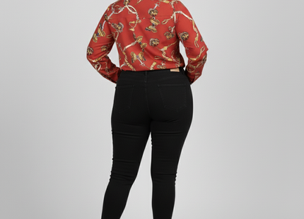 Women's Casual Butterfly Print Long Sleeve Shirt, Assorted Prints