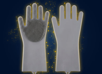 Reusable Silicone Cleaning Gloves WSGenie