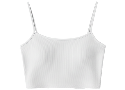 Women's Sling One-Shoulder  Back Slim-Fit Short Cropped Vest