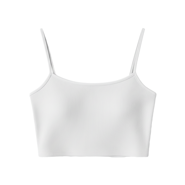 Women's Sling One-Shoulder  Back Slim-Fit Short Cropped Vest