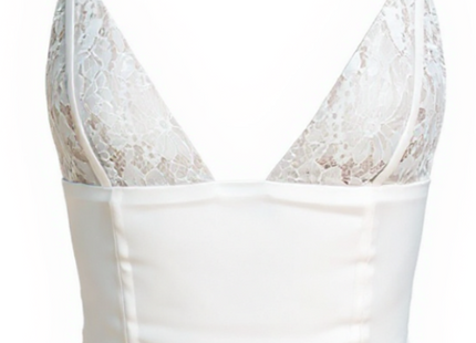 Camisole Lace Vest With Back Zipper