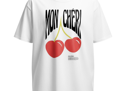 Womens 'MON CHERI' Design Short Sleeve T-Shirt