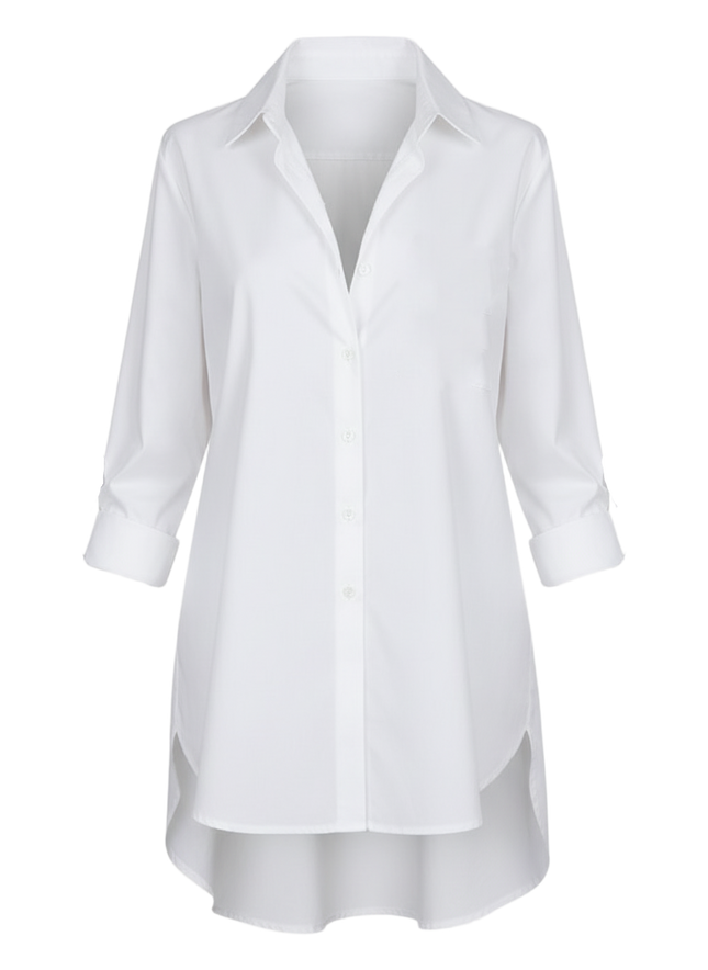 Women's Simple Long Sleeve Shirt