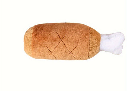 Squeaky plushy Dog Toy (Chicken Wing) - WSGenie