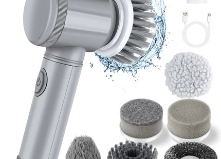 WSGenie Multifunctional Electric Cleaning Brush with interchangeable heads