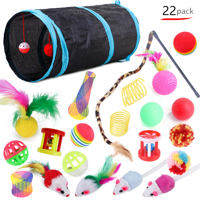 x22 Jouets pour Chats en Pack