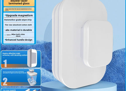 WSGenie Double-Sided Magnetic Window Cleaner — product features