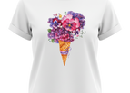 Floral Scoop Tee